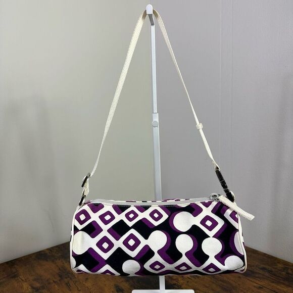 Prada Sport Canvas Barrel Bag Abstract Print - Picture 1 of 16